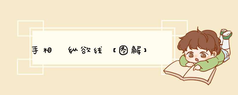 手相 纵欲线【图解】